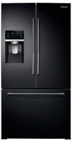 Samsung 28 Cu. Ft. 3-Door French Door Refrigerator-Black