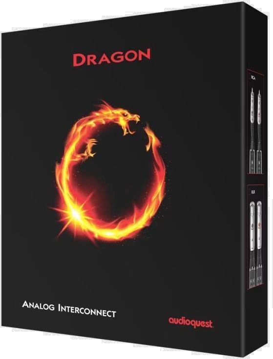 AudioQuest® Mythical Creatures Series Dragon 1.0 m XLR Analog Interconnect 0