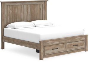 Signature Design by Ashley® Yarbeck Sand King Storage Panel Bed