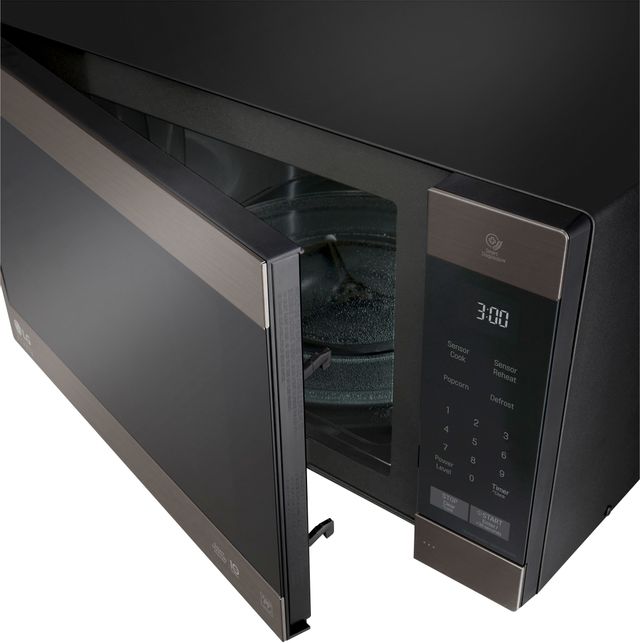 LG Studio 2 Cu. Ft. Black Stainless Steel Countertop Microwave 5