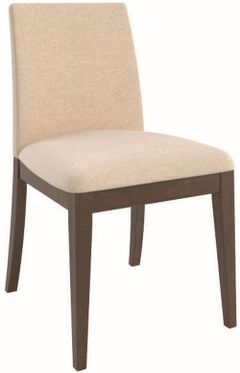Canadel® Canadel Cognac Washed Upholstered Side Chair