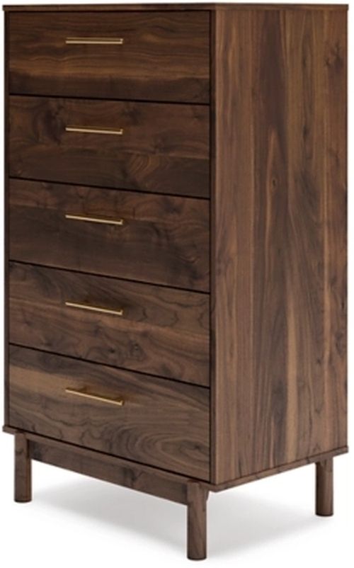Signature Design by Ashley® Calverson Mocha Chest of Drawers-3