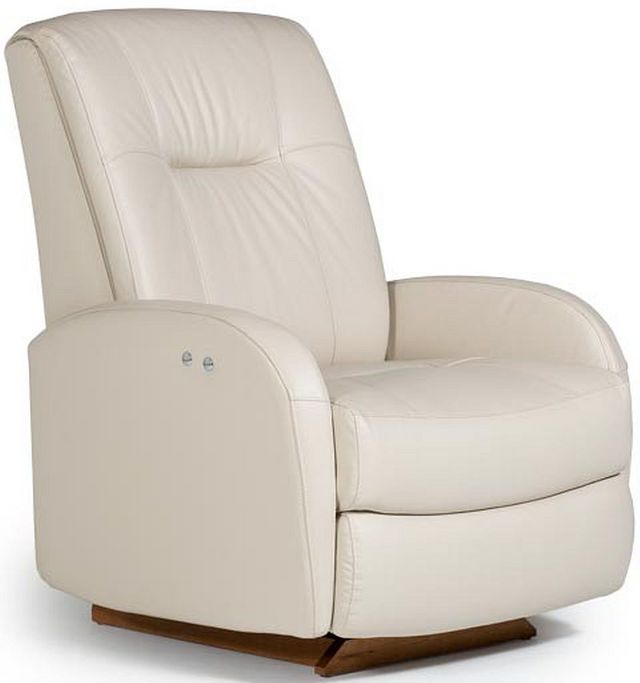 Best® Home Furnishings Ruddick Leather Power Petite Sized Recliner-1