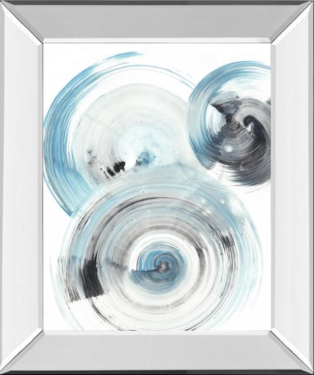 Classy Art Ripple Effect I by Ethan Harper Mirror Framed Wall Art ...