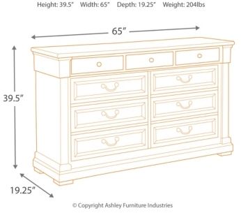 Signature Design by Ashley® Bolanburg Two-Tone Dresser 5