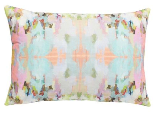 Laura Park Designs Brooks Avenue Multi-Color 14" x 20" Lumbar Pillow