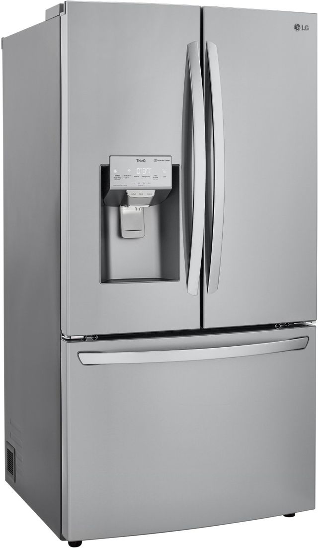 LG 23.5 Cu. Ft. PrintProof™ Stainless Steel Counter Depth French Door Refrigerator 2