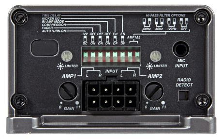 Kicker® KEY200.4 Smart 4-Channel Amplifier 3