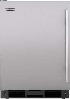 Sub-Zero® Stainless Steel Undercounter Door Panel with Tubular Handle
