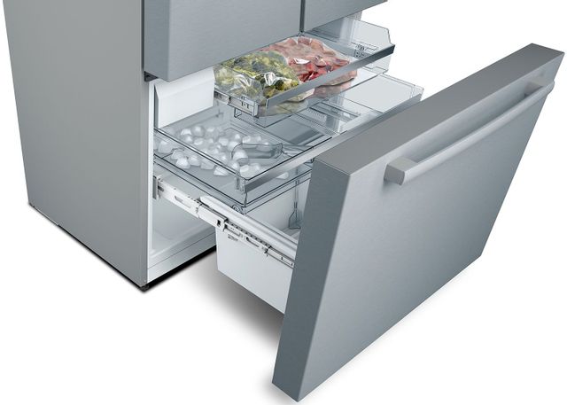 Bosch 800 Series 21.0 Cu. Ft. Stainless Steel Counter Depth French Door Refrigerator 25