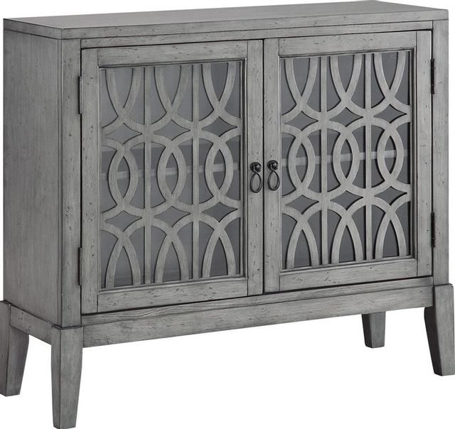 Accents by Andy Stein™ Soft Gray Dining Cabinet-0