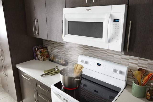 Whirlpool® 1.7 Cu. Ft. White Over the Range Microwave 3