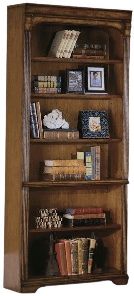 Hooker® Furniture Brookhaven Distressed Medium Clear Cherry Tall Bookcase