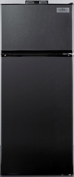 Summit® 10.3 Cu. Ft. Black Top Freezer Refrigerator