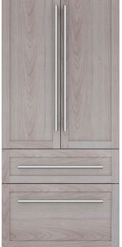 Thermador® Freedom® 36" Panel Ready Built In Counter Depth French Door Refrigerator