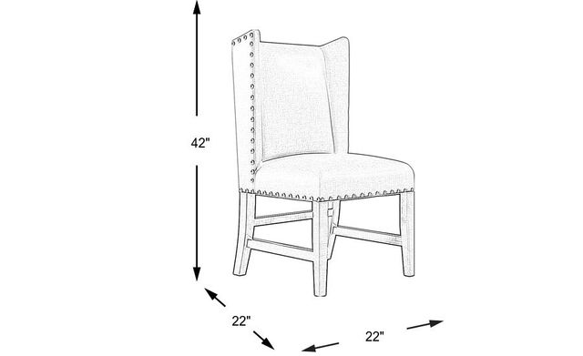Westover Hills Brown Wingback Side Chair-3