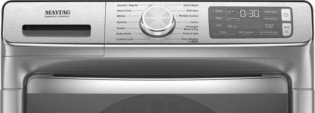 Maytag® 5.0 Cu. Ft. White Front Load Washer 10