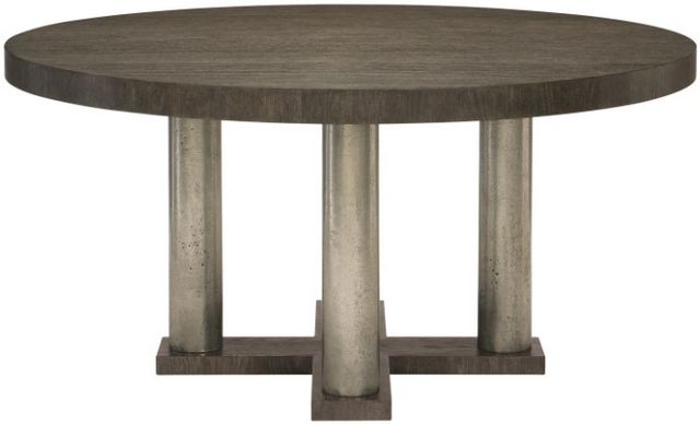 Bernhardt Linea Cerused Charcoal/Textured Graphite Dining Table 0