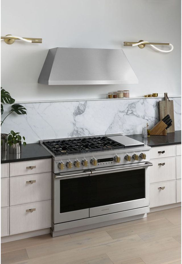 Monogram® Statement Collection 48" Stainless Steel Pro Style Gas Range 10