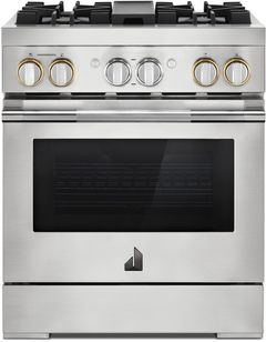 JennAir® RISE™ 30" Stainless Steel Pro Style Dual Fuel Natural Gas Range
