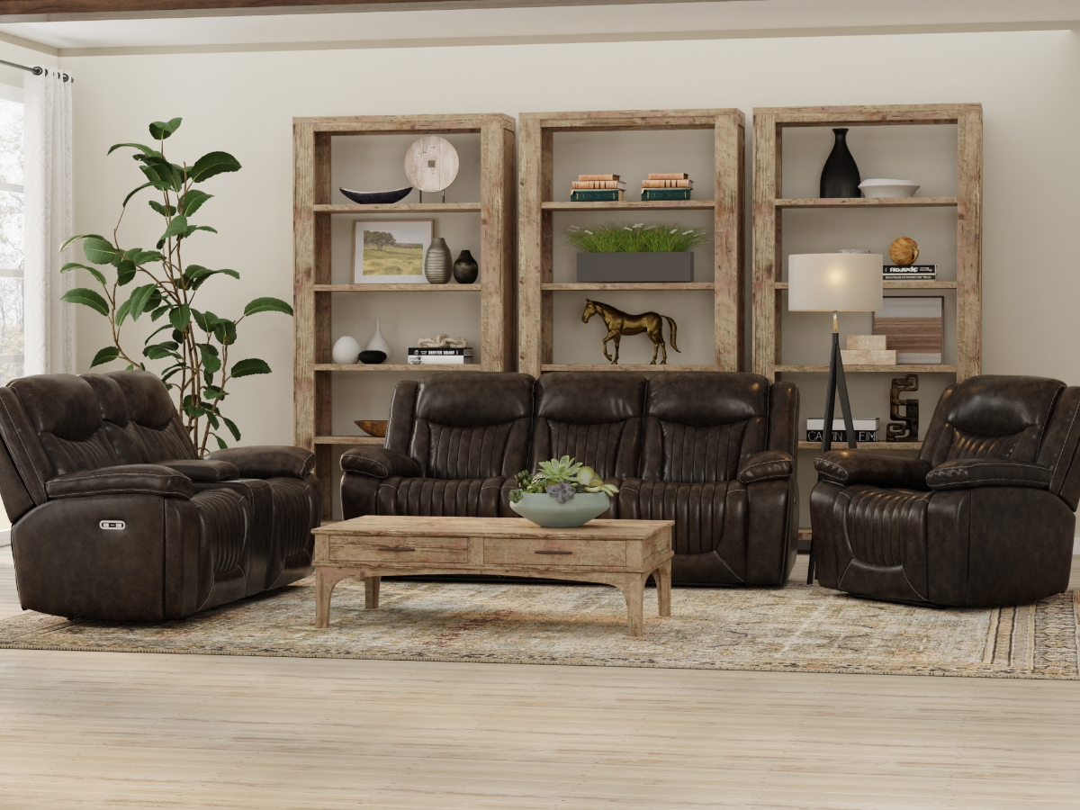 Living spaces reclining discount loveseat