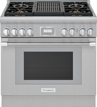 Open Box **Scratch and Dent** Thermador® Pro Harmony® 36" Stainless Steel Pro Style Gas Range