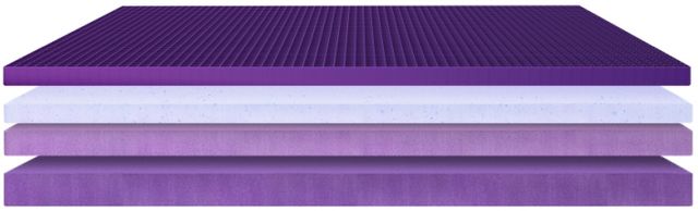 Purple® Purple Plus™ Gel Foam California King Mattress in a Box 3