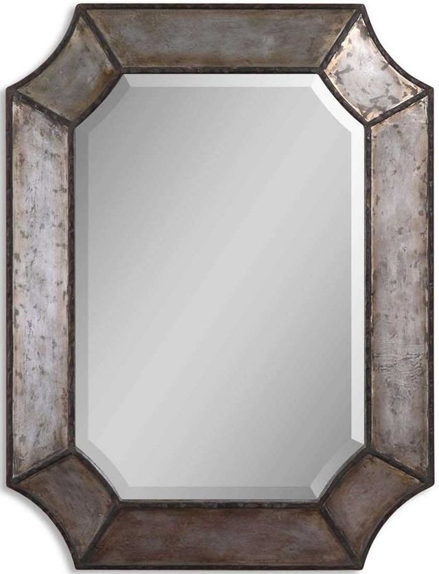 Uttermost® by Billy Moon Elliot Distressed Aluminum Mirror-0