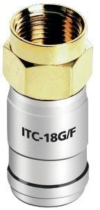 AudioQuest® ITC-18G/F 18AWG F Gold Connector (50 Pack) 0