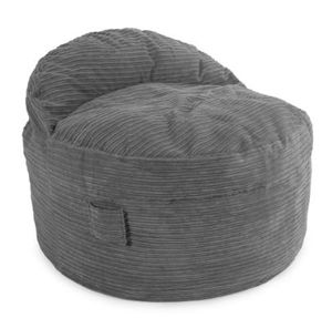 CordaRoy's® Dark Gray Nest Terry Corduroy Full Chair