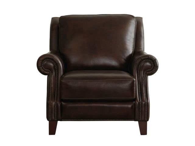 Bassett Furniture Pierce Top-Grain Leather Chair & Ottoman-1