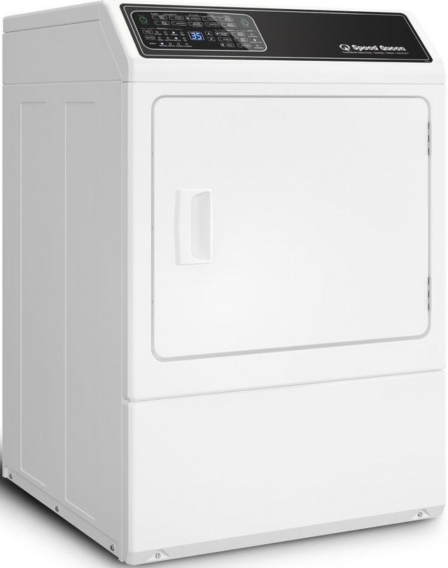 Speed Queen® 7.0 Cu. Ft. White Front Load Gas Dryer, Spencer's TV &  Appliance