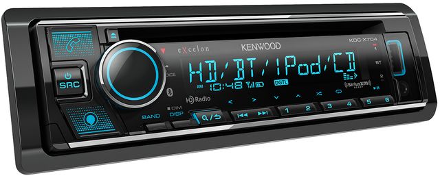 Kenwood KDC-X704 CD Receiver with Bluetooth & HD Radio 1