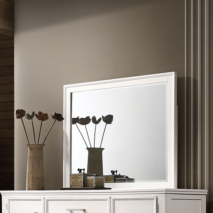 New Classic® Furniture Andover White Dresser Mirror