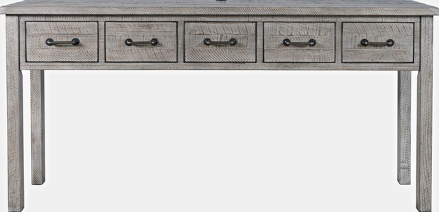 Jofran Inc. North Coast Gray Wash 5 Drawer Accent Console Table 0