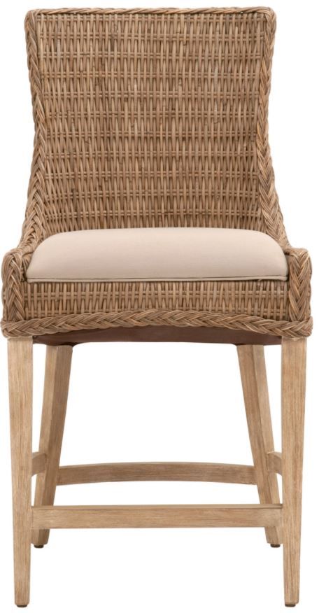 Essentials For Living® Woven Gray Greco Counter Stool