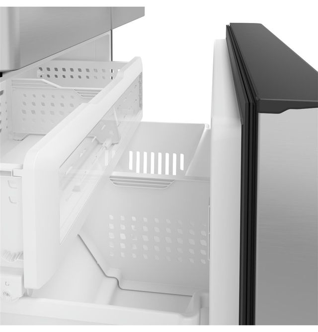 Réfrigérateur à portes françaises à profondeur de comptoir de 36 po Cafe™ de 23,1 pi³ - Acier inoxydable 4