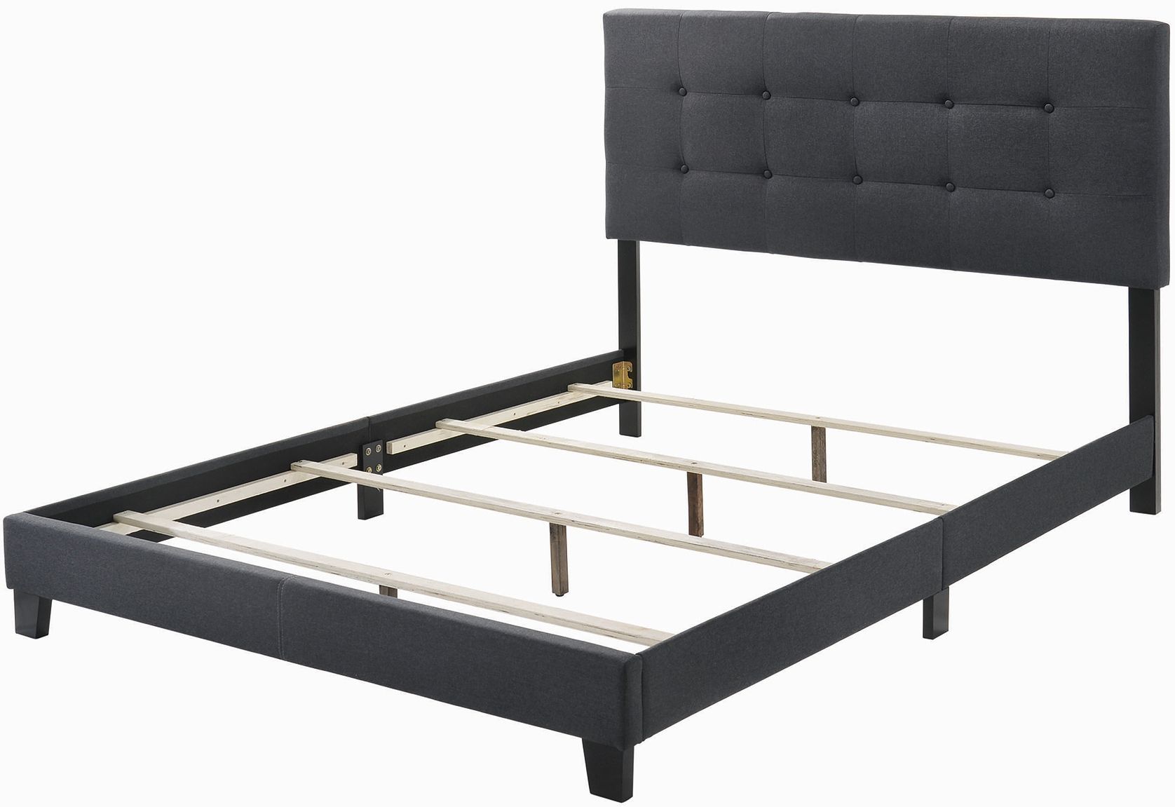 Coaster® Mapes Charcoal Full Upholstered Bed | Midwest Clearance Center ...