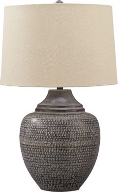 Signature Design by Ashley® Olinger Antiqued Brown Metal Table Lamp