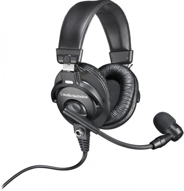 Audio-Technica® Black Communications Headset 1