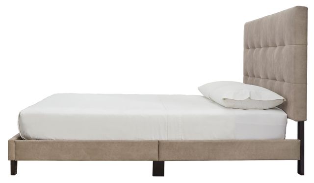 Signature Design by Ashley® Adelloni Light Brown King Upholstered Bed 2