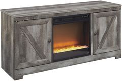 Signature Design by Ashley® Wynnlow Gray 72" TV Stand with Electric Fireplace Insert