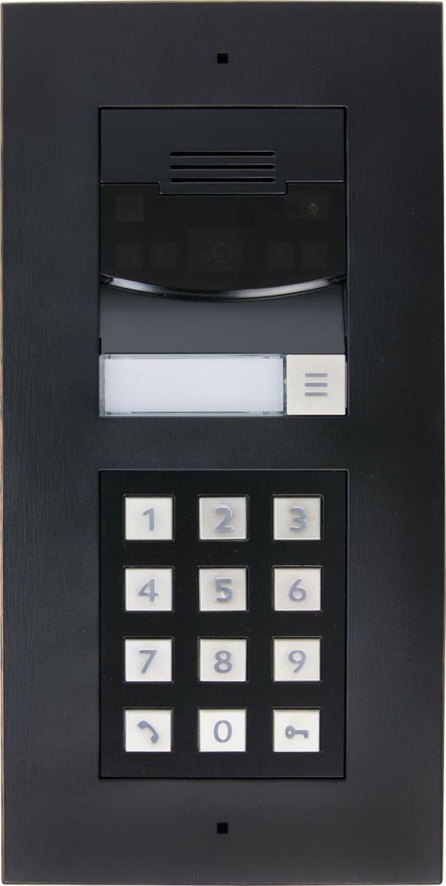 Control4® DS2 Venetian Bronze Keypad Flush Mount Door Station