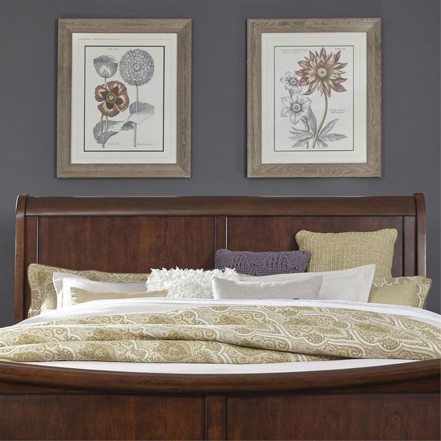 Liberty Rustic Traditions Rustic Cherry Queen Sleigh Headboard-1