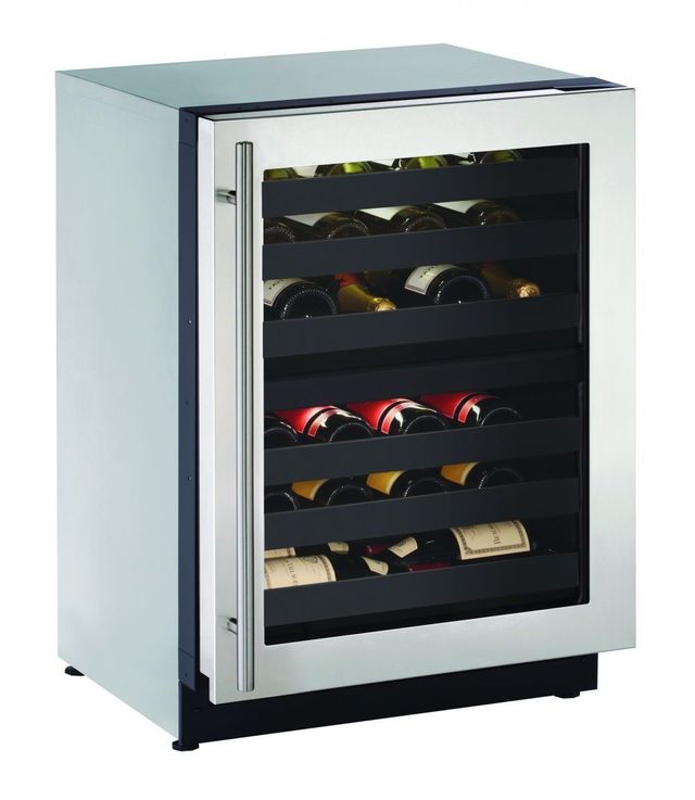 U-Line® 2000 Series 24" Stainless Steel Wine Captain® Wine Cooler