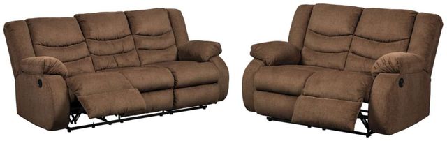 Signature Design by Ashley® Tulen 2-Piece Chocolate Reclining Living Room Seating Set