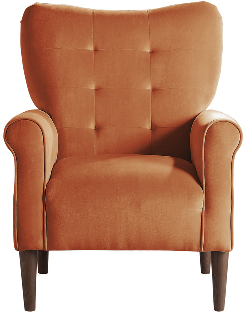 Homelegance® Kyrie Orange Accent Chair-0