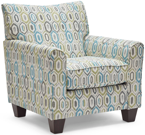 turquoise accent chairs with arms