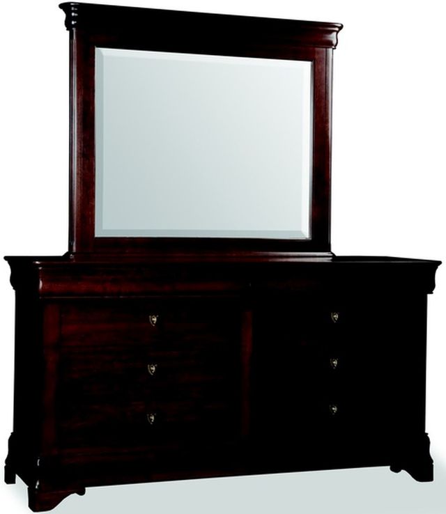 Durham Furniture Chateau Fontaine Candlelight Cherry Double Dresser 2