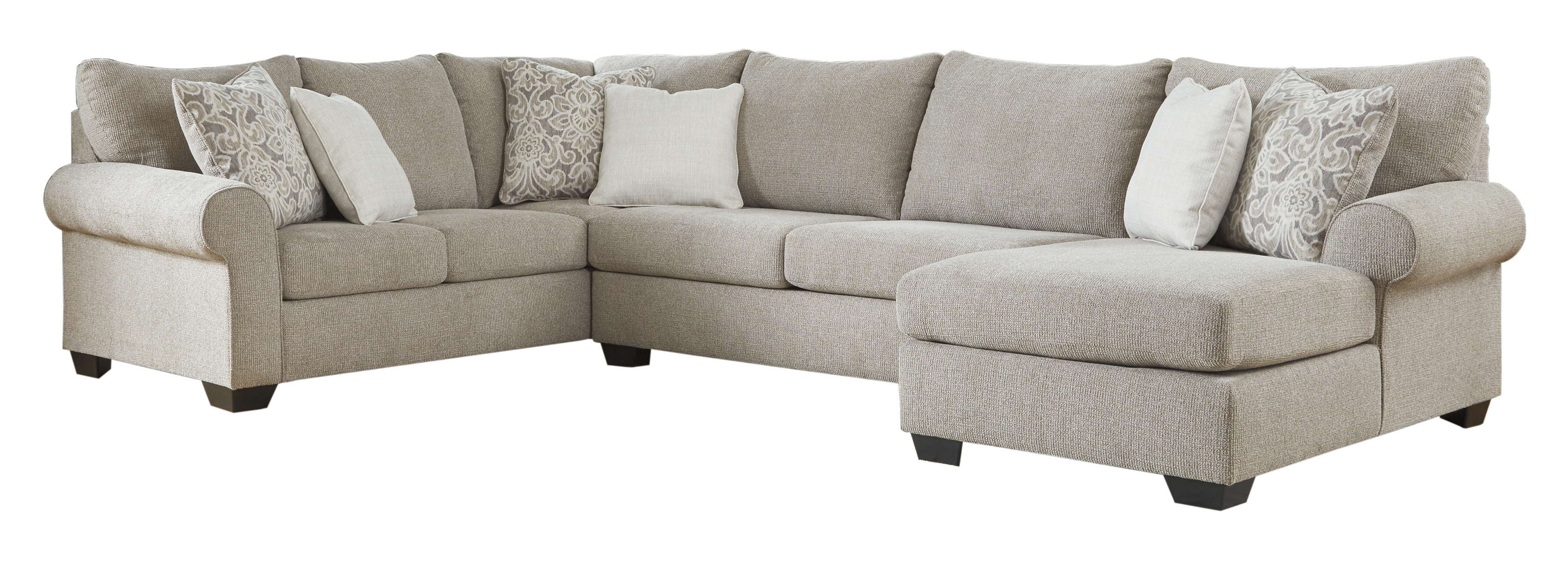 Benchcraft® Baranello Stone 3-Piece Sectional with Chaise